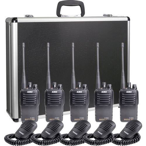 Alinco Team-Set DJ-PAX-4 + KEP-360-K 150098 PMR-Handfunkgerät 5er Set