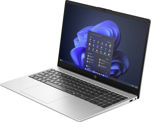 HP Notebook 255R G10 39.6 cm (15.6 Zoll) Full HD AMD Ryzen 5 7535U 16 GB RAM 512 GB SSD Deutsch, QWERTZ Silber AD1K2ET#ABD
