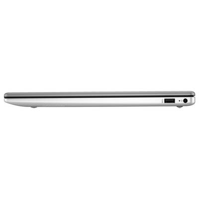 Flacher, geschlossener Laptop in Seitenansicht mit sichtbar seitlichem Anschluss und glatter Oberfläche.