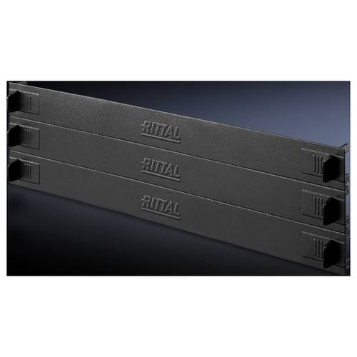 Rittal 7151305 19 Zoll Netzwerkschrank-Blindabdeckung 3 HE Schwarz (RAL 9005)
