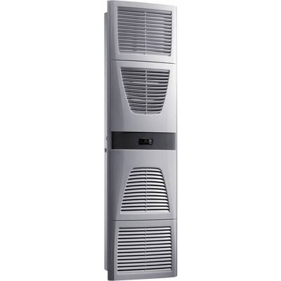 Ein grauer elektrischer Radiator mit mehreren Lüftungsschlitzen, geeignet für die Beheizung von Wohnräumen.