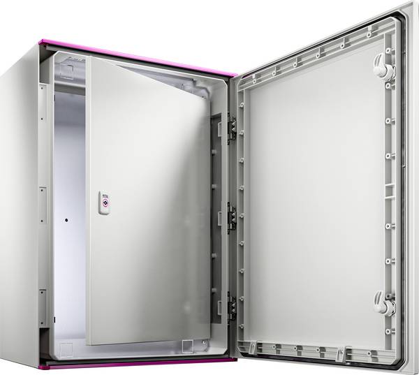 Rittal 1485768 SZ Innentür für Kunststoff-Schaltschränke AX, für BxH: 600x800 mm Verteilertür Stahlblech Grau (RAL 7035) 1 St.