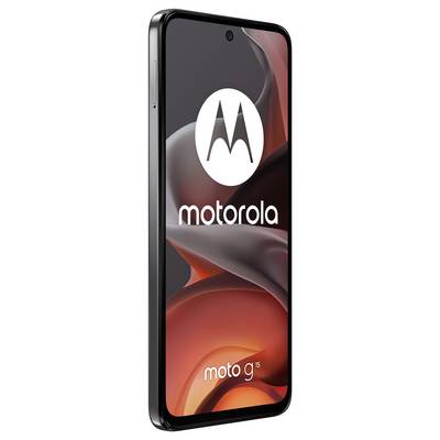 Seitliche Ansicht eines schwarzen Smartphones mit sichtbarer Kamera und Lautstärketaste.