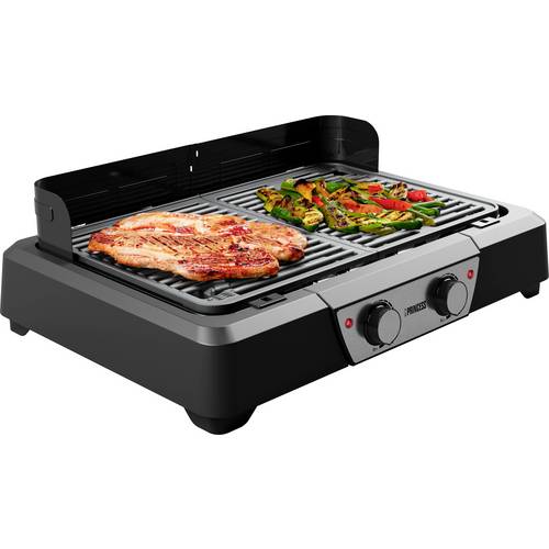 Princess BBQ Tisch Grill Schwarz, Silber