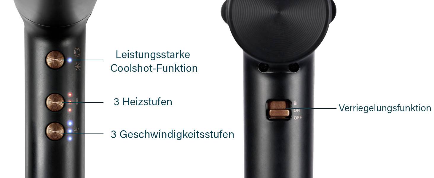 Princess Profi-Airstyler Haartrockner Schwarz-12