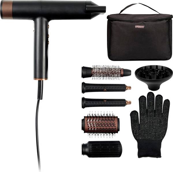 Princess Profi-Airstyler Haartrockner Schwarz