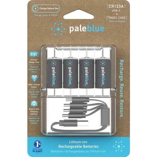 Paleblue Spezial-Akku CR 123 Li-Ion 3 V 860 mAh 4 St.