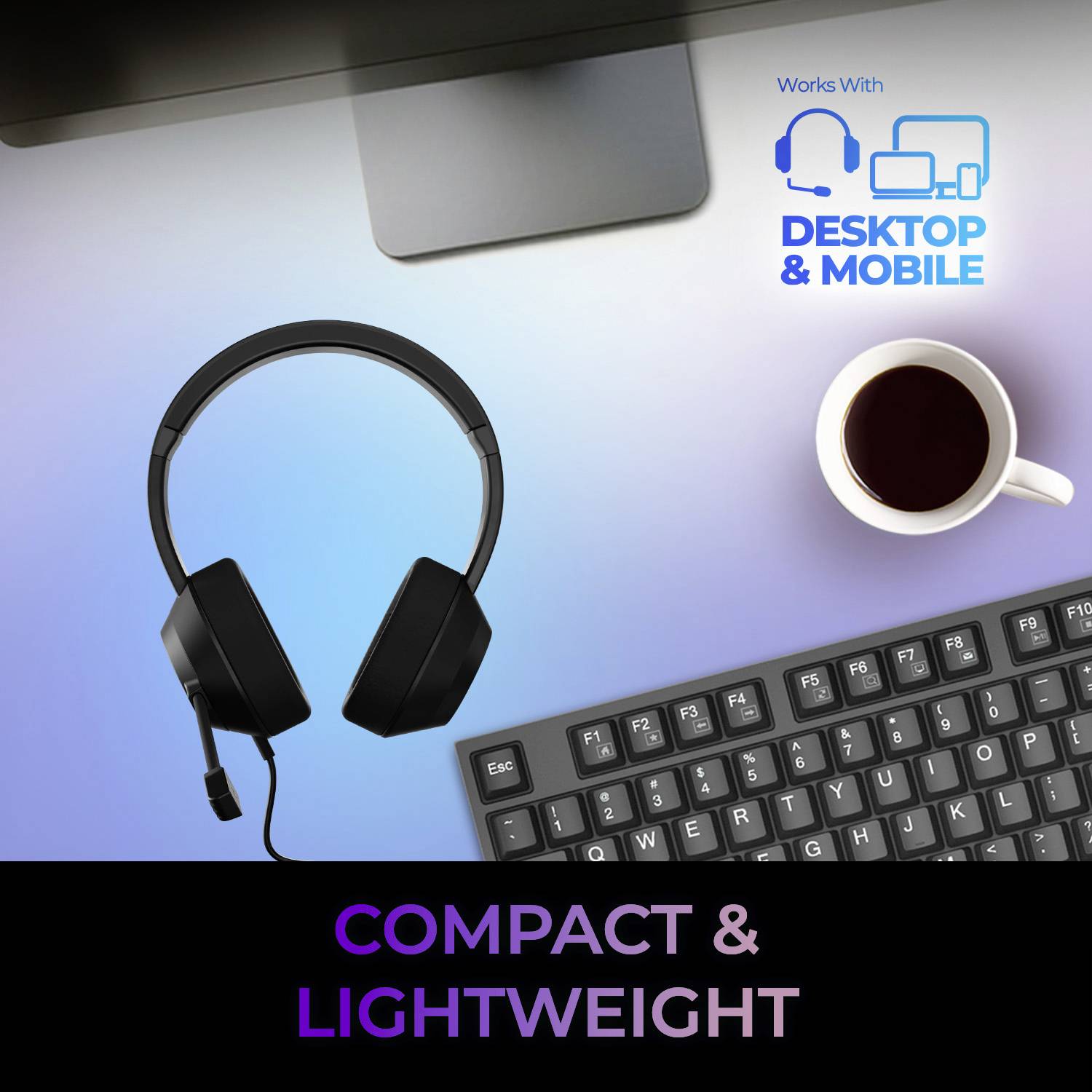 Adesso Xtream P7 AI Copilot Headset On Ear Headset kabelgebunden Stereo schwarz-meliert Headset Computer-9