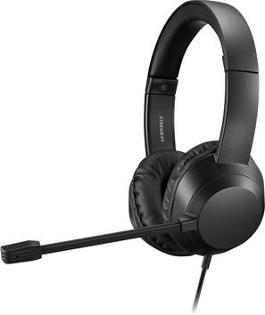 Adesso Xtream P7 AI Copilot Headset  On Ear Headset kabelgebunden Stereo schwarz-meliert  Headset Computer