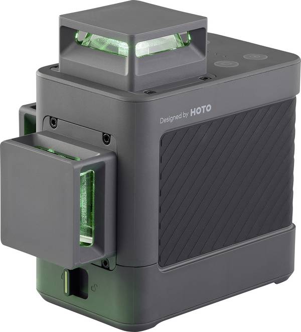 HOTO QWFGJ002 Kreuzlinienlaser  grüner Laser Reichweite (max.): 30 m