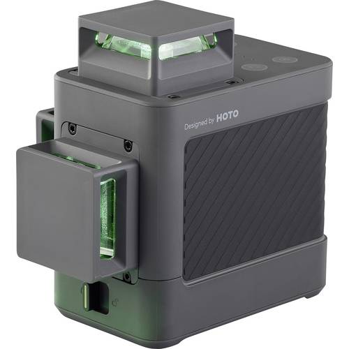 HOTO QWFGJ002 Kreuzlinienlaser grüner Laser Reichweite (max.): 30 m