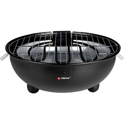 Alpina Switzerland 871125218208 Tisch Grill Grill-Fläche (Durchmesser)=300 mm Schwarz