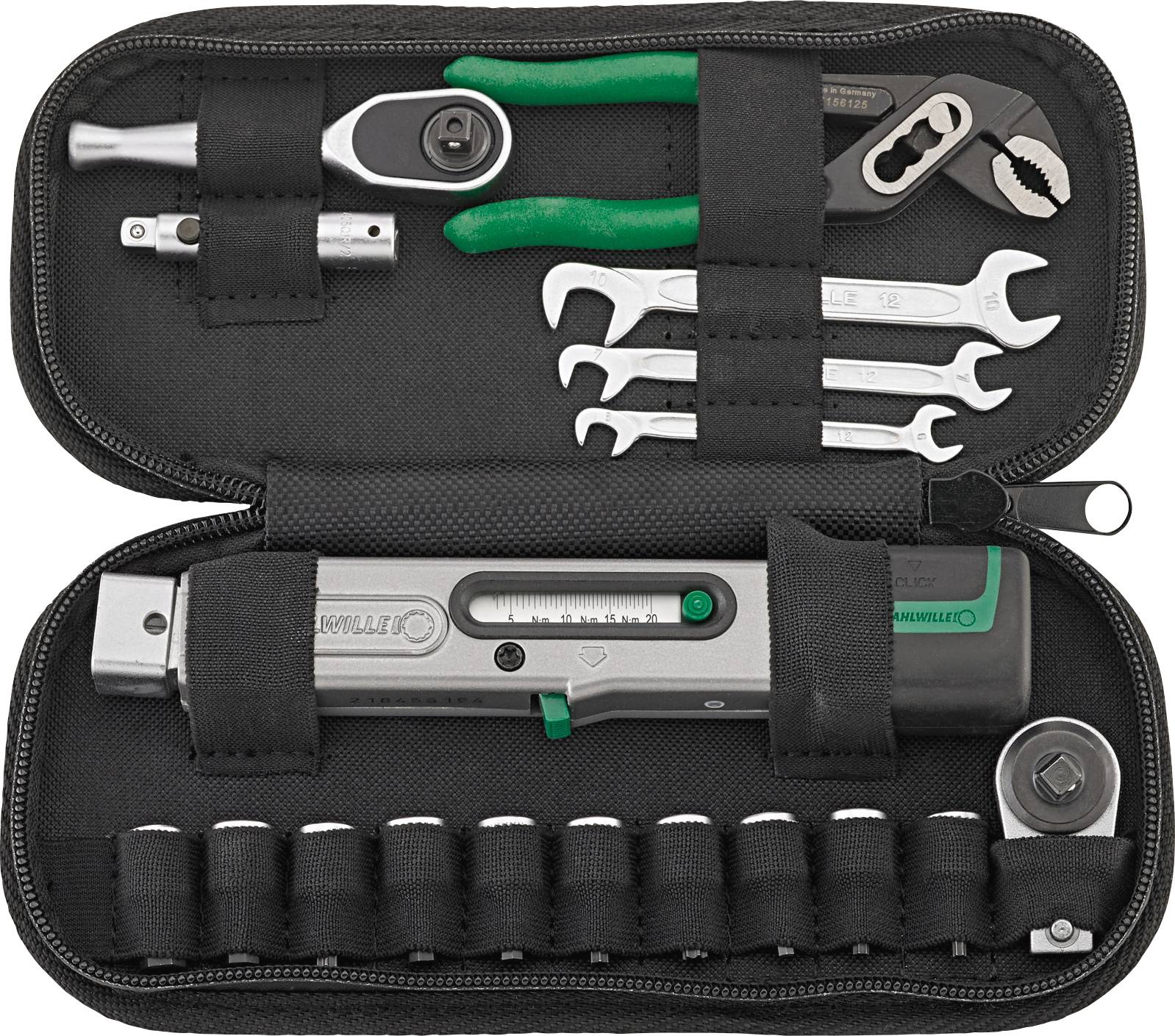 Stahlwille Rad-Set 730/2 Borsa sottosella con kit attrezzi per bicicletta