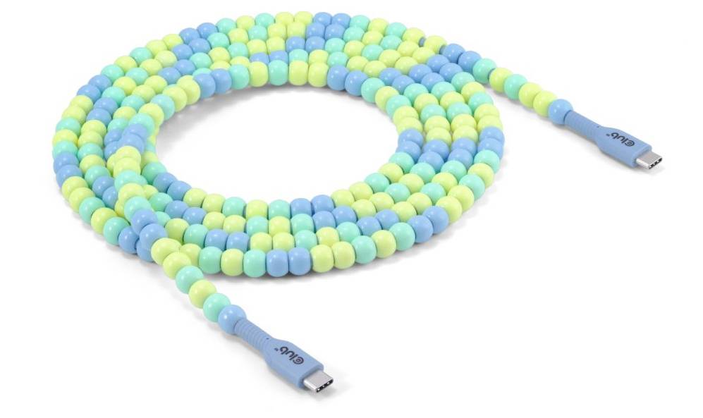 club3D CAC-3011 USB-C® Adapter [1x USB-C® Stecker - 1x USB-C® Stecker] Blau 2 m