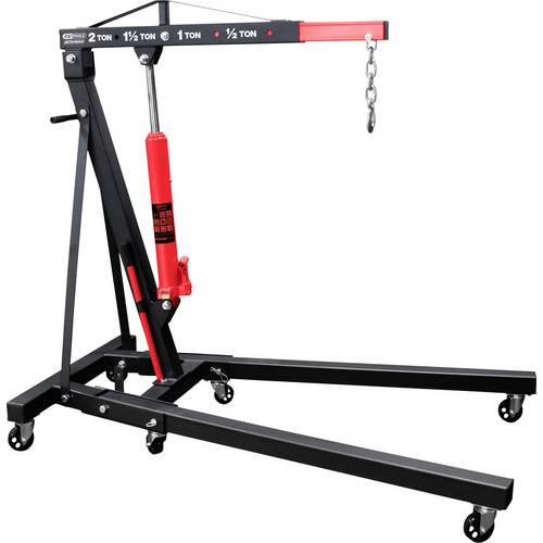 KS Tools 160.1290 performance Werkstattkran, klappbar, 2000 kg