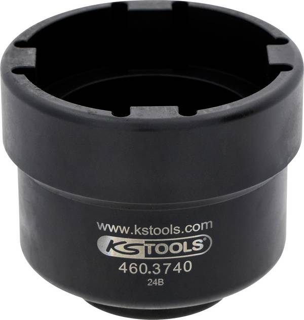 KS Tools 460.3740 3/4" Nutmuttern-Schlüssel mit 4 Zapfen für DAF, Innenzapfen Ø 66,8 mm