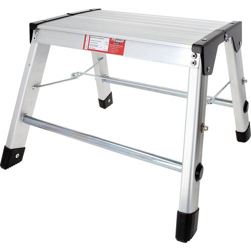 KS Tools 800.0975 Aluminium Klapptritt Silber, Schwarz
