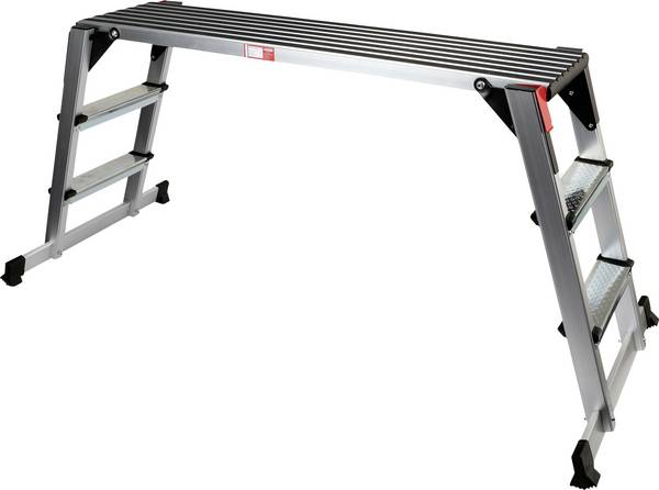 KS Tools  800.0985 Aluminium Klapptritt   Silber, Schwarz