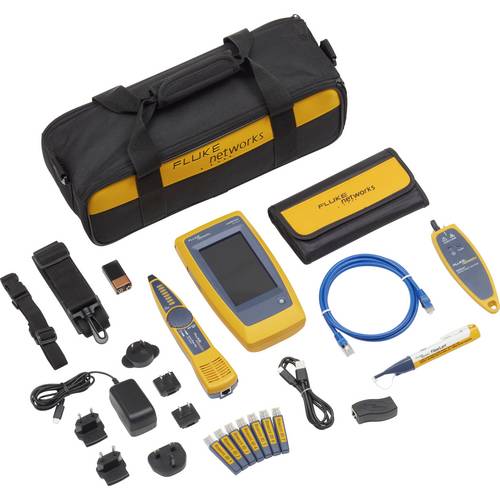 Fluke Networks LIQ-DUO-VFL-LFD-H6UK Netzwerktester Passend für (Netzwerk-Spezifikationen (CAT)): CAT 4, CAT 5, CAT 5e, C...