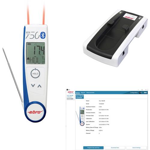 Xylem SH 750 BT Infrarothermometer und Einstichthermometer (HACCP)