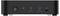 Eine schwarze Dockingstation mit einem Netzschalter, drei USB-Anschlüssen (einer USB-C, zwei USB-A) und einem Kopfhöreranschluss auf der Vorderseite.