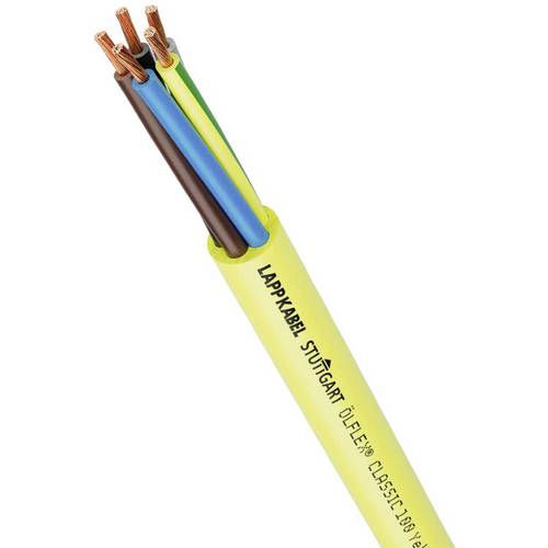 LAPP 00104043/100 Anschlussleitung ÖLFLEX® CLASSIC 100 YELLOW 4 x 2.5 mm² 100 m
