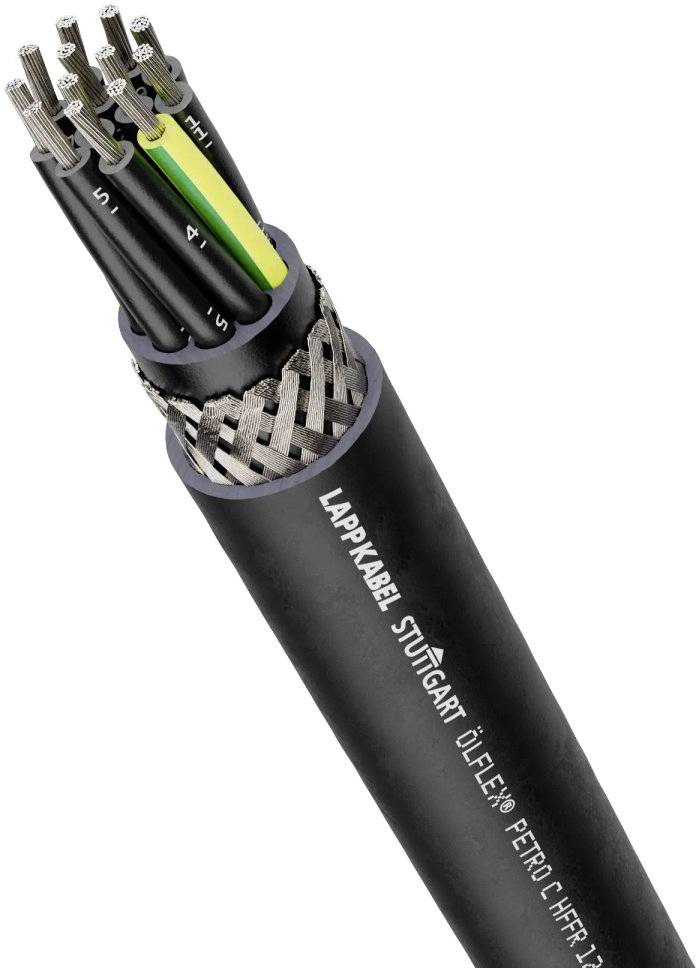 LAPP ÖLFLEX® PETRO C HFFR Steuerleitung 18 G 1.5 mm² Schwarz 0023257/1000 1000 m