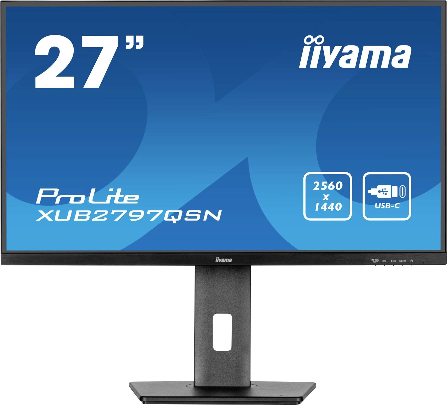 Iiyama ProLite XUB2797QSN-B2 LED-Monitor EEK E (A - G) 68.6 cm (27 Zoll) 2560 x 1440 Pixel 16:9 1 ms HDMI®, DisplayPort,