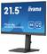 Ein 21,5-Zoll iiyama ProLite VA-Monitor mit verstellbarem Standfuß, geeignet für Büroanwendungen und Heimgebrauch.