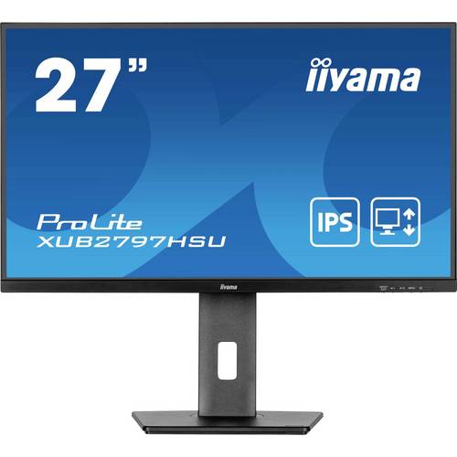 Thumbnail - Iiyama ProLite XUB2797HSU-B2 LED-Monitor EEK E (A - G) 68.6 cm (27 Zoll) 1920 x 1080 Pixel 16:9 1 ms HDMI®, DisplayPort,...