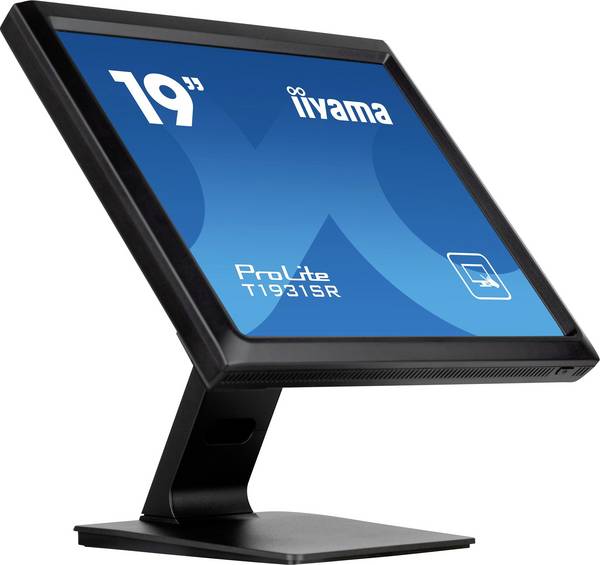 Iiyama ProLite T1931SR-B1S Touchscreen-Monitor EEK: E (A - G)  48.3 cm (19 Zoll) 1280 x 1024 Pixel 5:4 14 ms HDMI®, DisplayPort, VGA IPS LCD