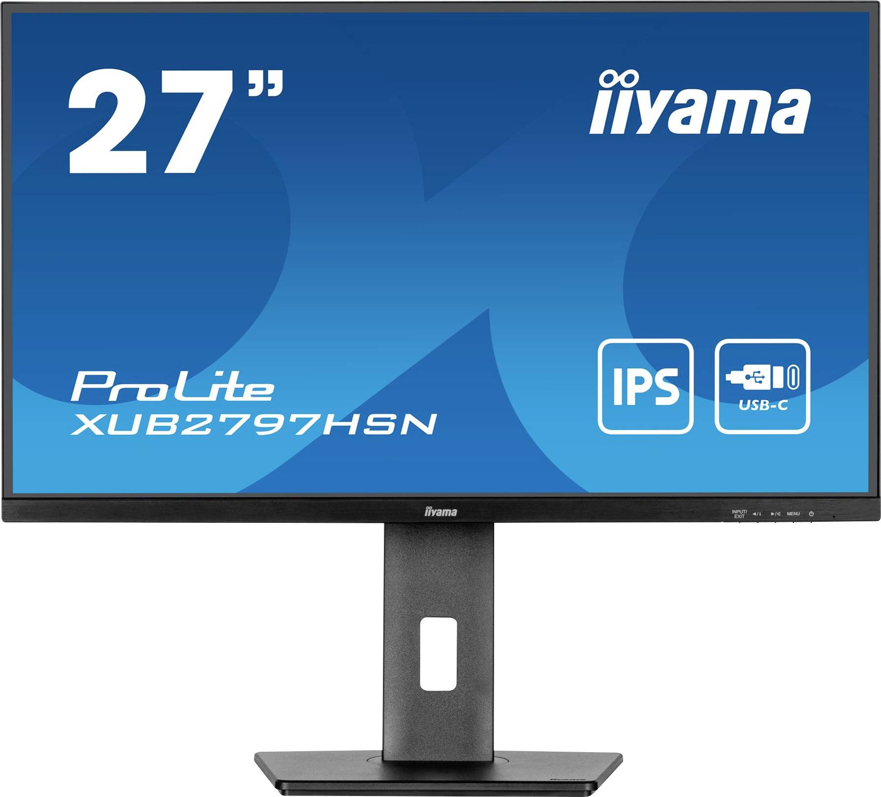 Iiyama ProLite XUB2797HSN-B2 LED-Monitor EEK E (A - G) 68.6 cm (27 Zoll) 1920 x 1080 Pixel 16:9 1 ms HDMI®, DisplayPort,