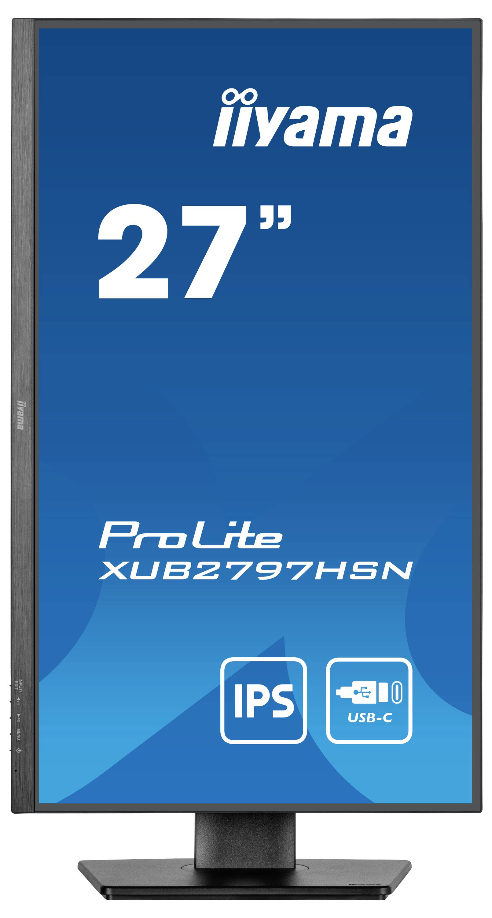 Monitoranzeige: 'iiyama ProLite XUB2797HSN', 27 Zoll, IPS, USB-C.