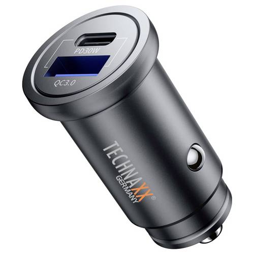 Thumbnail - Technaxx Technaxx Dual KFZ Ladegerät 30W TX-305 Belastbarkeit Strom max.=3 A 12/24 V