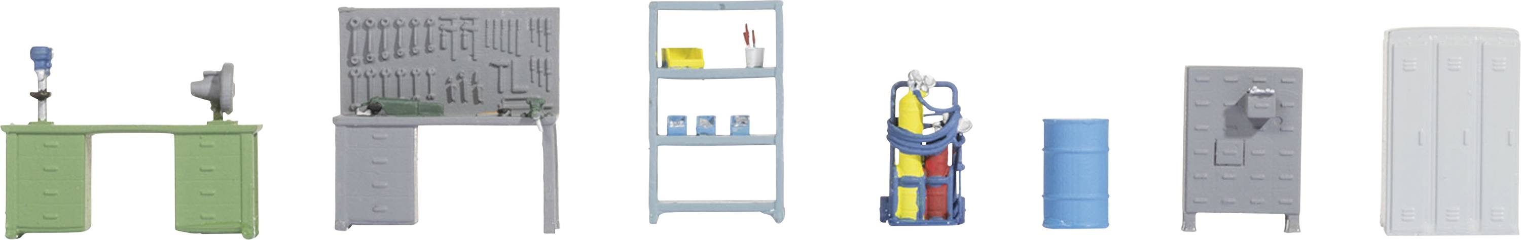 NOCH 14819 H0 Werkstatt-Zubehör Fertigmodell