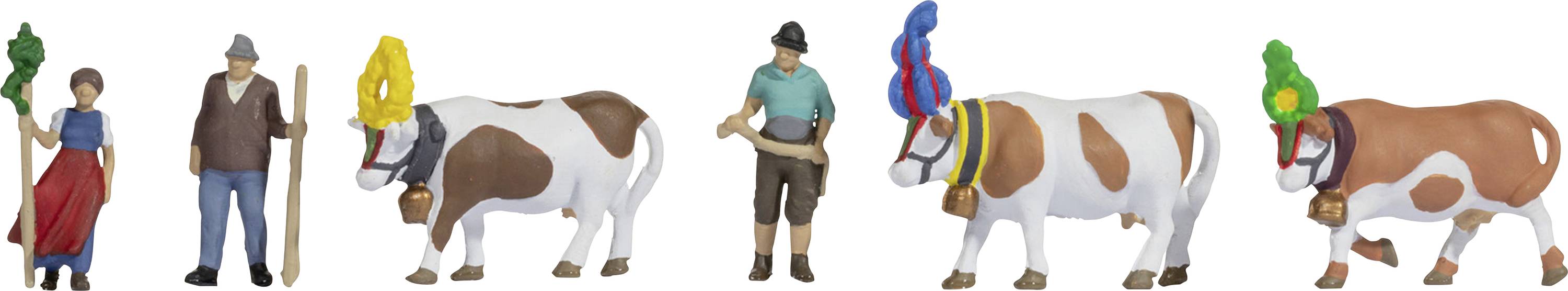 NOCH H0 Almabtrieb 15720 Bemalt, Stehend