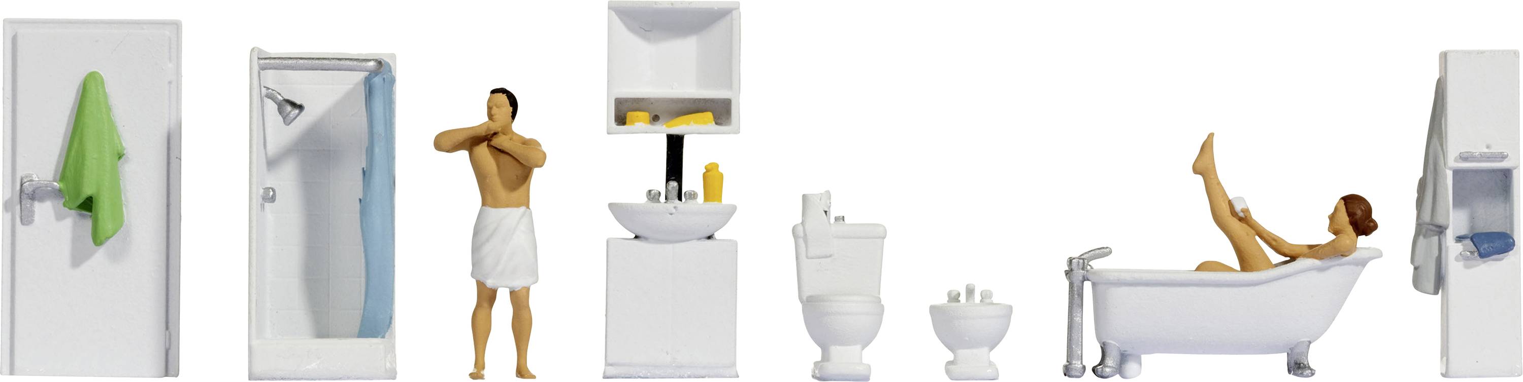 NOCH H0 Themenwelt Badezimmer 16289 Fertigmodell