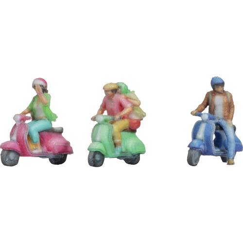 NOCH N Motorrollerfahrer Bemalt, Sitzend