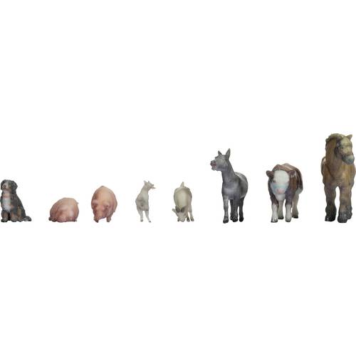 NOCH Z Tiere auf dem Bauernhof Bemalt, Sitzend, Stehend