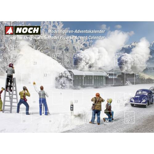 NOCH TT Figuren-Adventskalender 2025 Modellbahn Adventskalender Altersklasse ab 15 Jahre