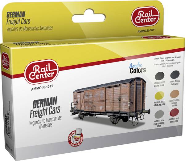 Rail Center AMMO.R-1011 Modellbau-Farbe   6 St.