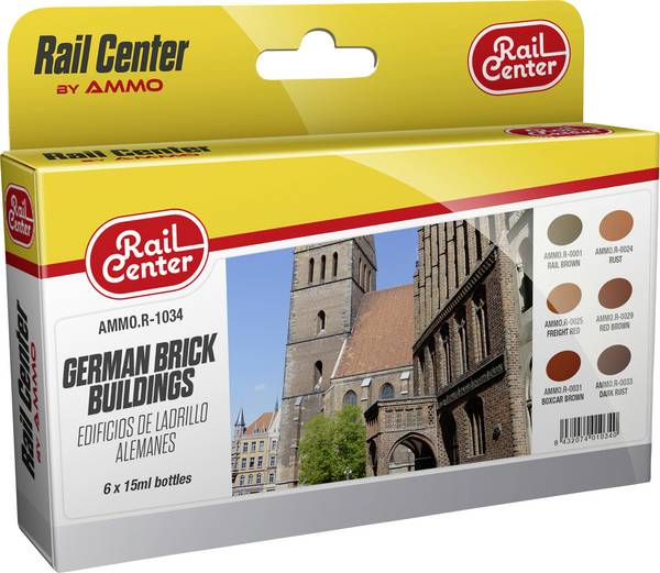 Rail Center AMMO.R-1034 Modellbau-Farbe   6 St.
