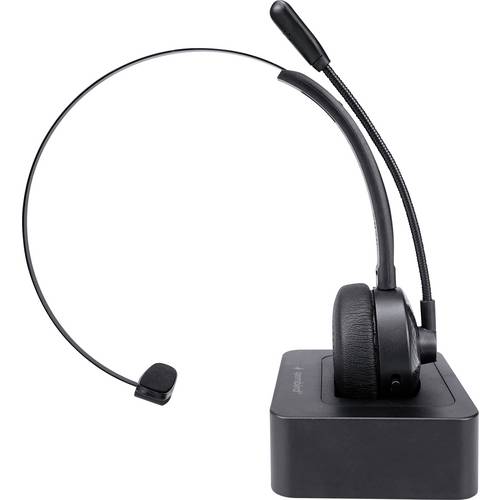 Gembird BTHS-M-01 On Ear Headset Bluetooth® Mono Schwarz Noise Cancelling Mikrofon-Stummschaltung Telefon