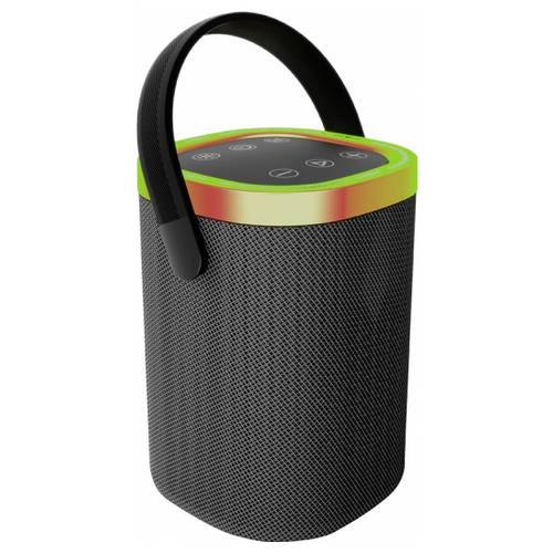 Gembird SPK-BT-LED-06 Bluetooth® Lautsprecher Schwarz