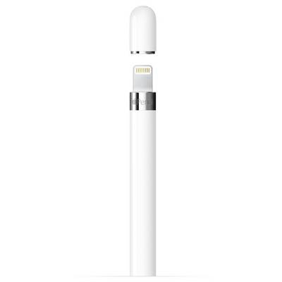 Weißer digitaler Stift mit abnehmbarer Kappe und Ladeanschluss, ähnlich einem herkömmlichen Stift in Form und Funktion.