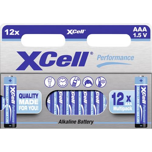 XCell Micro (AAA)-Batterie Alkali-Mangan 1.5 V 12 St.