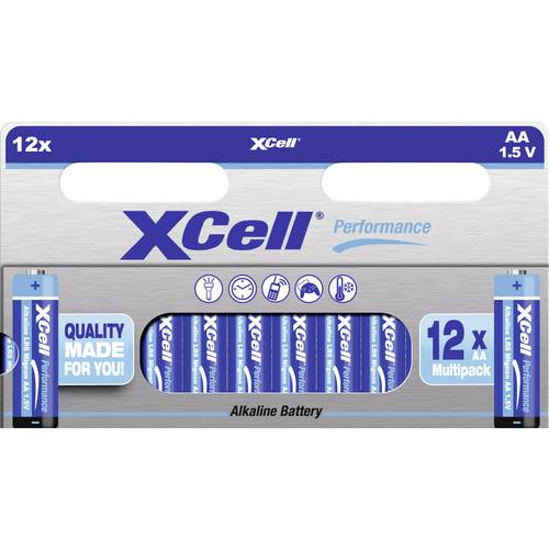 XCell Mignon (AA)-Batterie Alkali-Mangan 1.5 V 12 St.