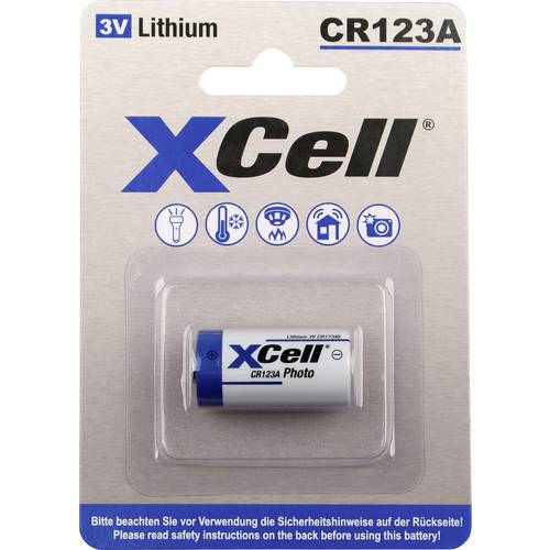 XCell Spezial-Batterie CR-123A Lithium 3 V 1200 1 St.