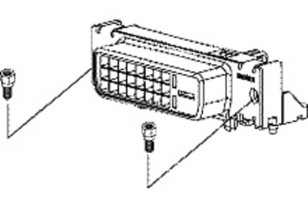 Molex 74320-4004 DVI-Steckverbinder     1 St. Tray