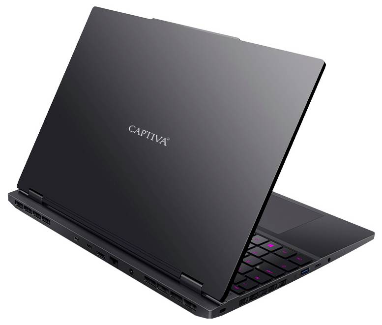 Captiva Gaming Notebook WQXGA 8845HS 32 GB RAM 2 TB SSD Deutsch, QWERTZ NVIDIA GeForce RTX 4060 Schwarz 84789-2